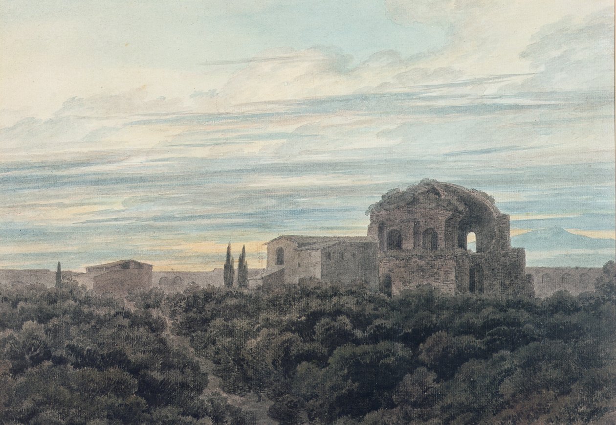 Templo de Minerva Médica de John Robert Cozens