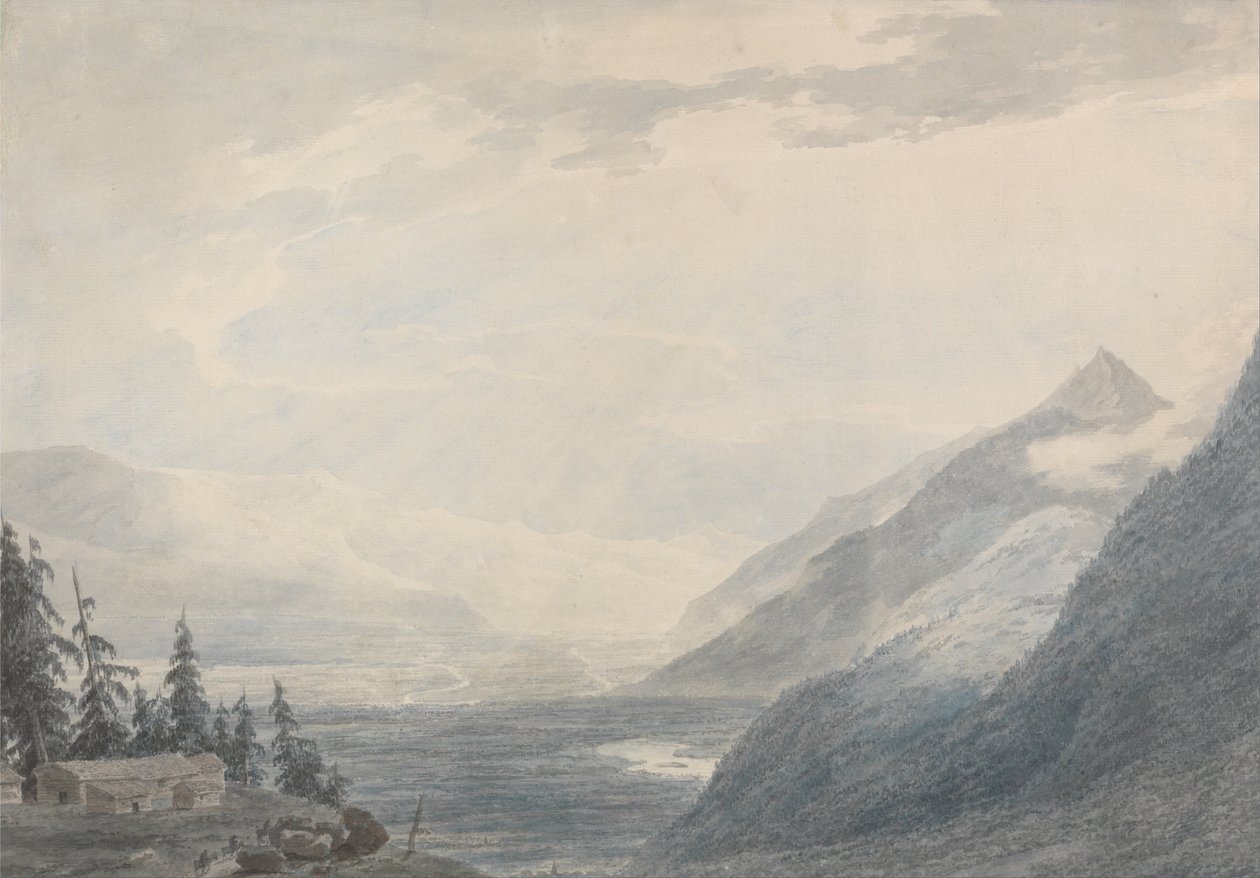 El país de Valais de John Robert Cozens