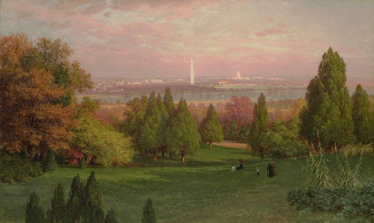 Vista de Washington desde Arlington de John Ross Key