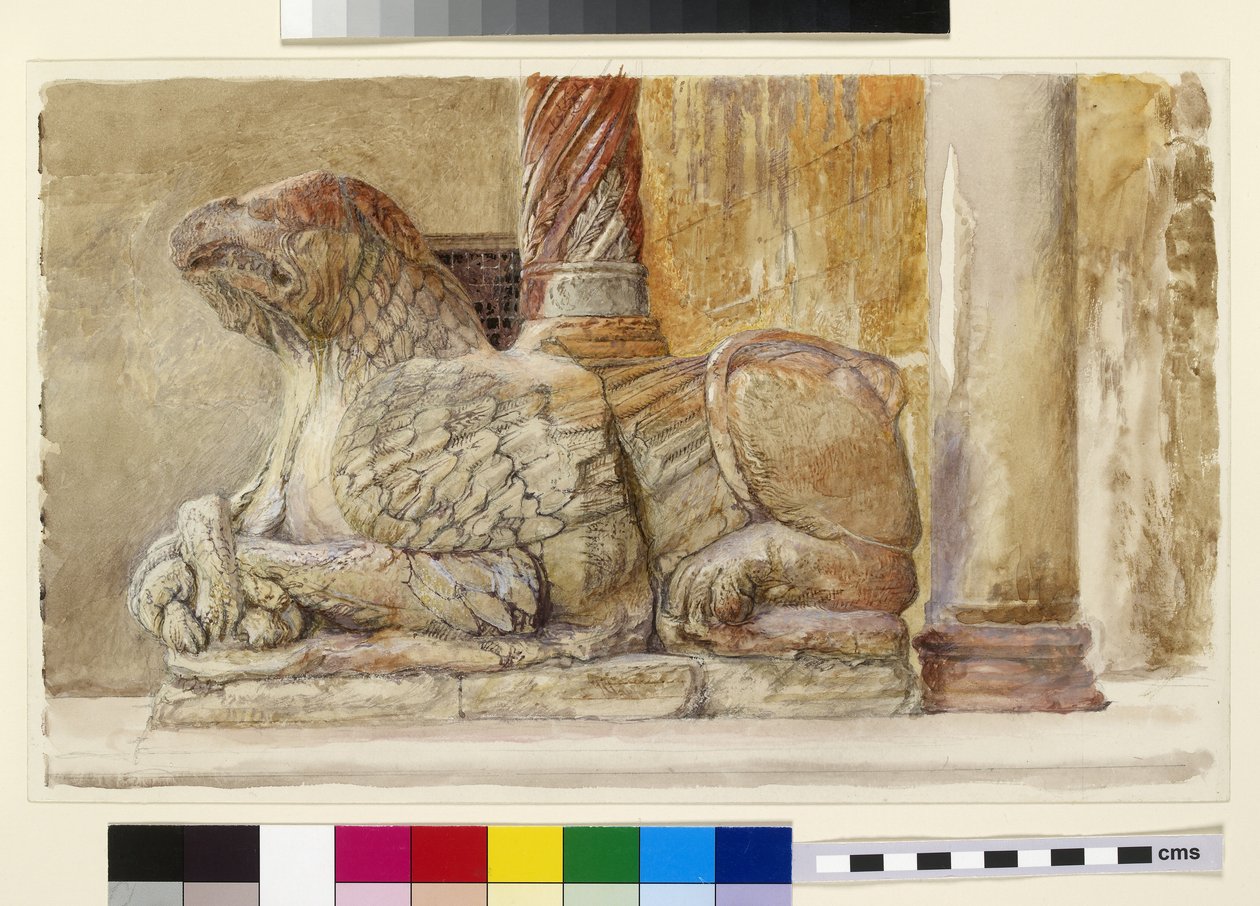 Grifo, Verona, siglo XIX de John Ruskin