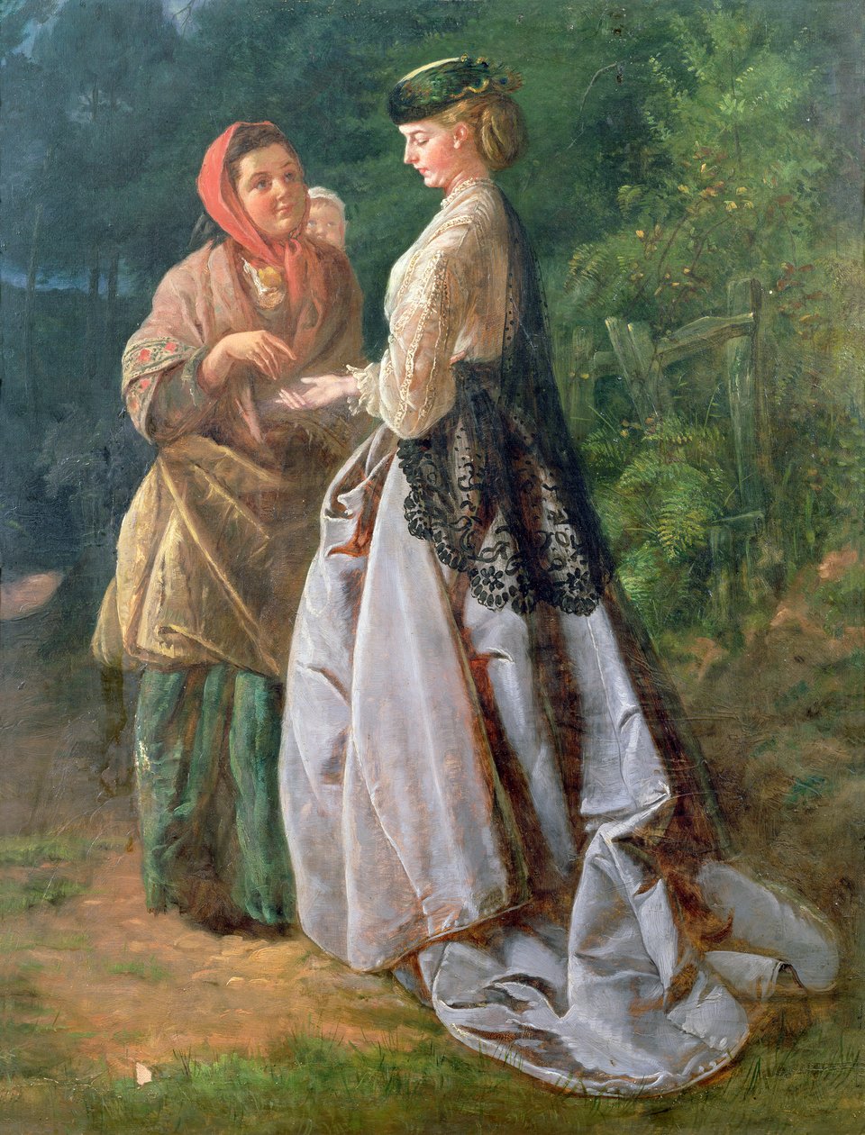 Danet y la adivina ambulante, 1859 de John Scott Cavell
