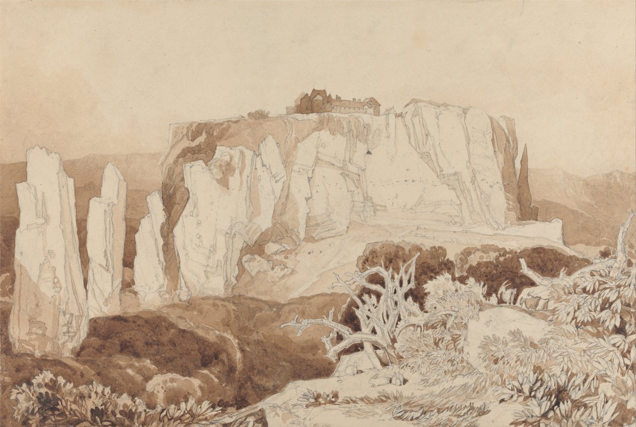 Mortain, Normandía de John Sell Cotman