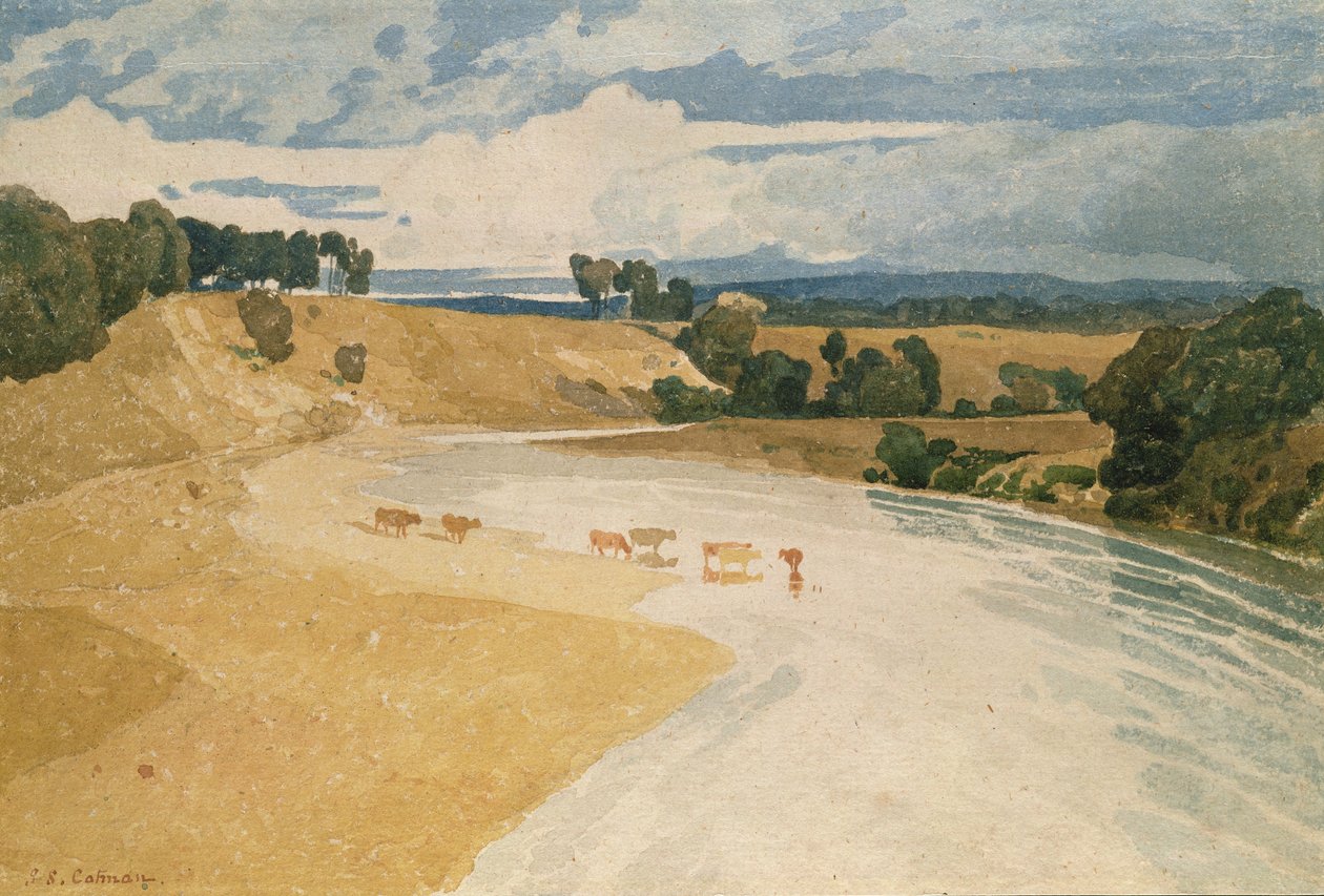 En el Tees en Rockcliffe de John Sell Cotman