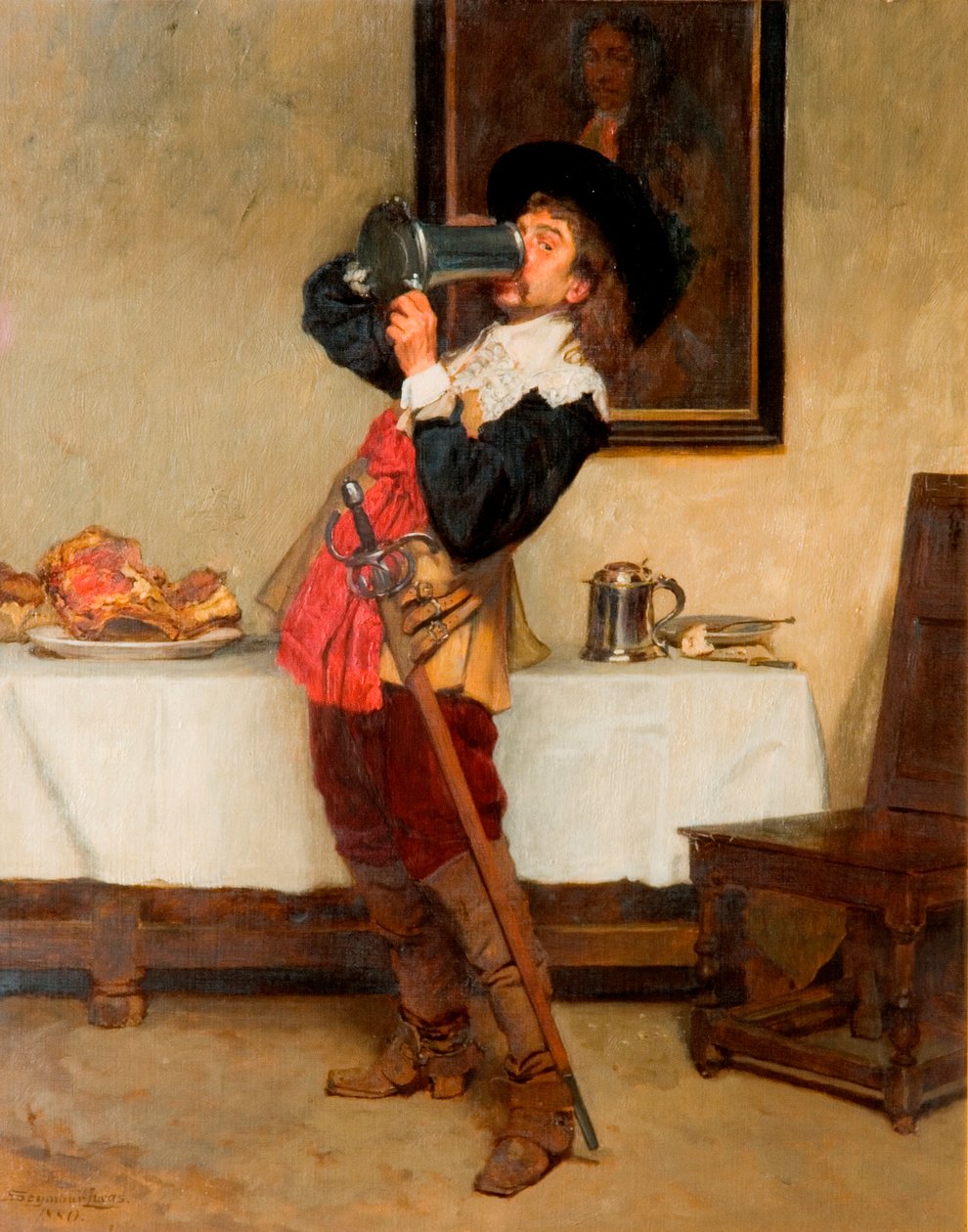 Hasta el fondo, 1880 de John Seymour Lucas