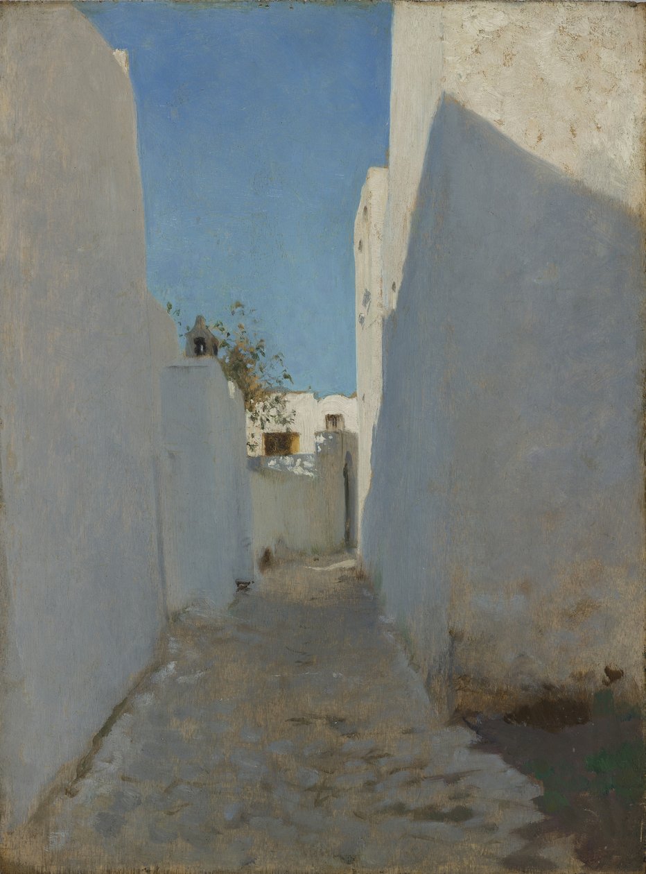 Una escena callejera marroquí, 1879-1880 de John Singer Sargent