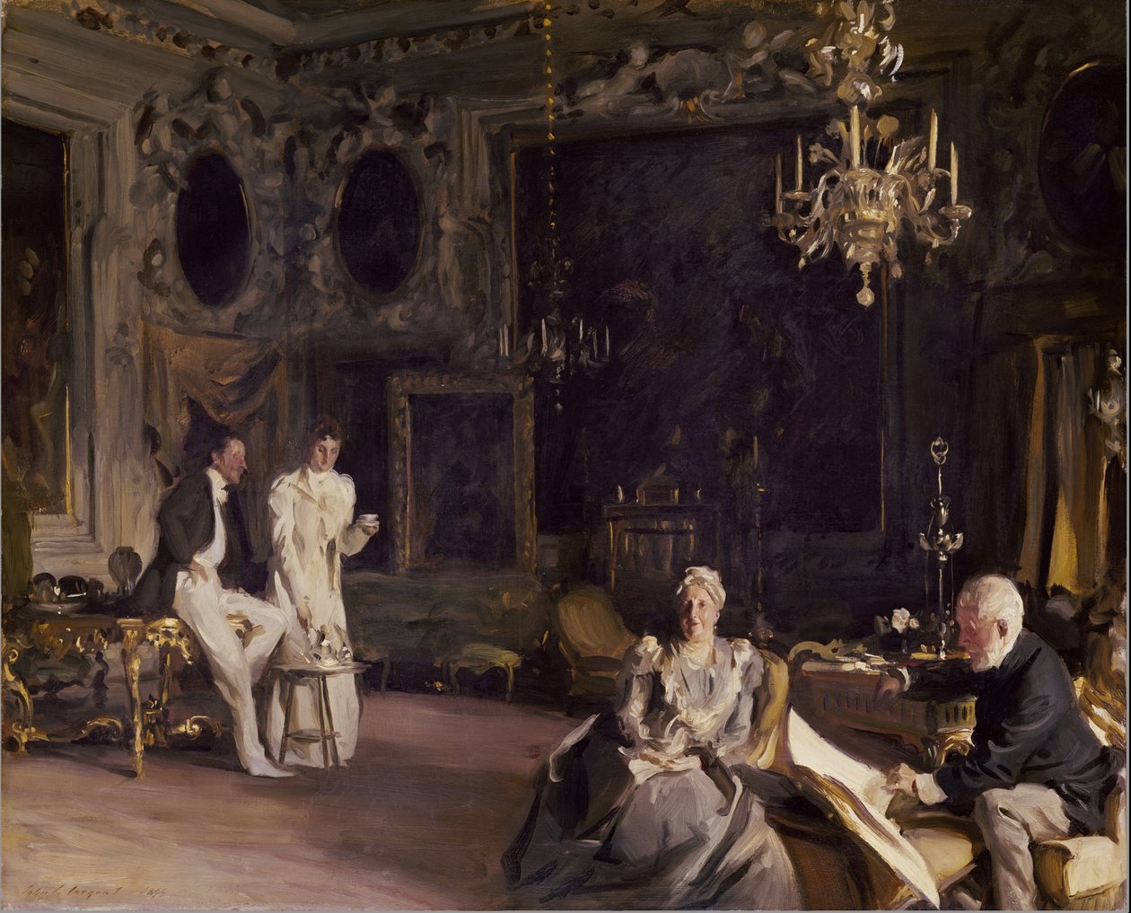 Un interior en Venecia, 1899 de John Singer Sargent