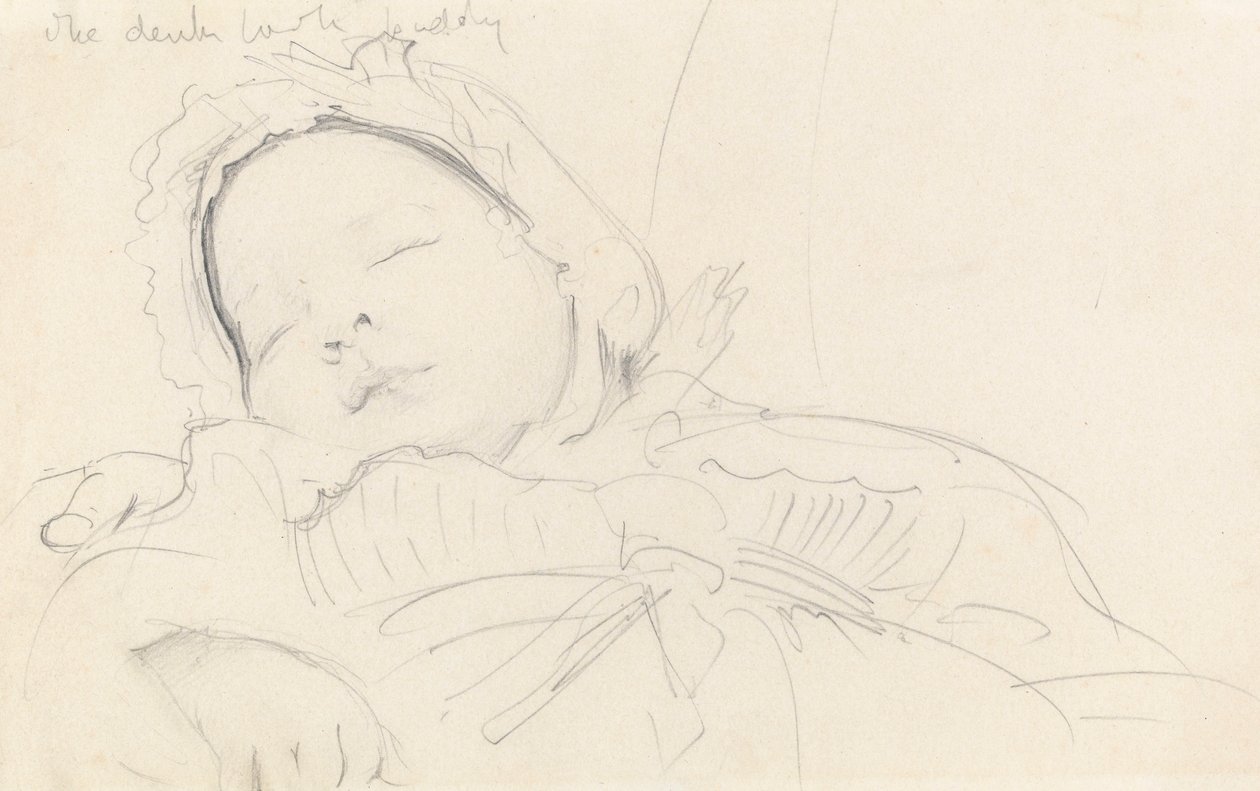Jack Millet de bebé (n.1888), c.1888 (grafito sobre papel) de John Singer Sargent