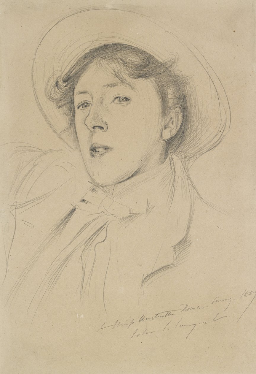 Retrato de Vernon Lee, 1889 de John Singer Sargent