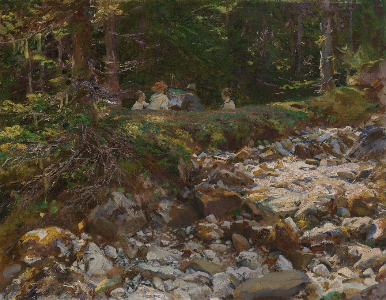 El maestro y sus alumnos de John Singer Sargent