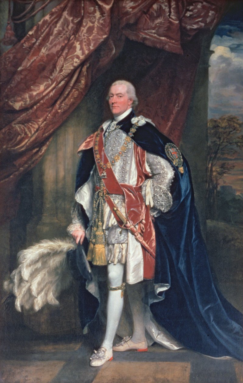 George John Spencer, 1er Lord del Almirantazgo en ropas de la Orden de la Jarretera de John Singleton Copley