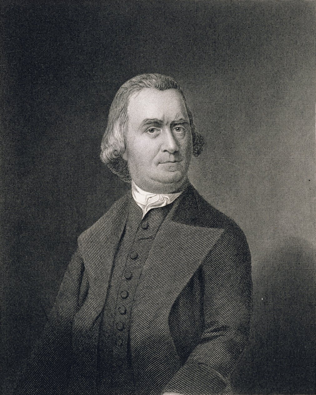 Samuel Adams, grabado por G.F. Storm después de un dibujo del original por James Barton Longacre de John Singleton Copley