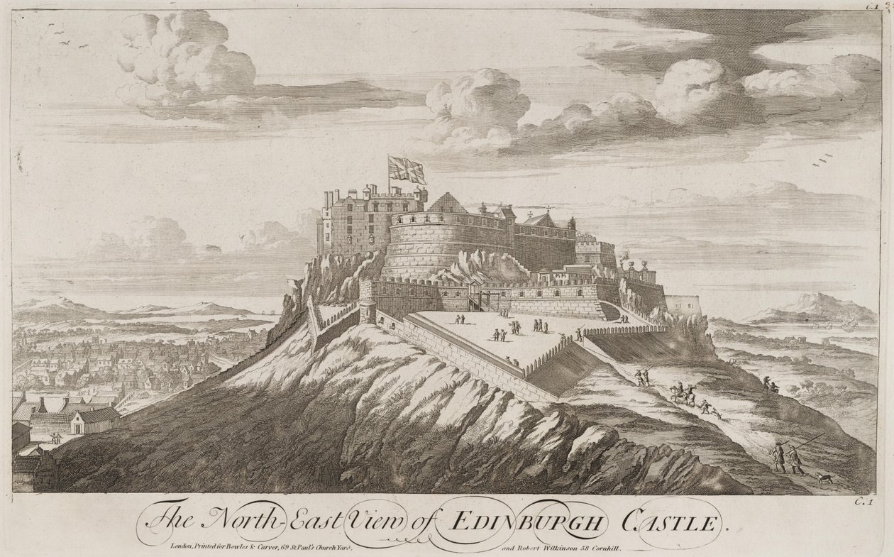 Castillo de Edimburgo John Slezer de John Slezer