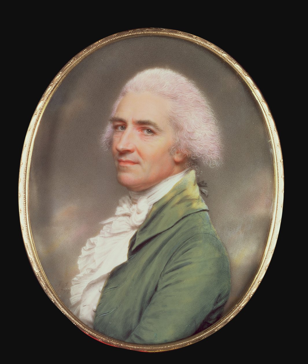 Autorretrato en miniatura de John Smart