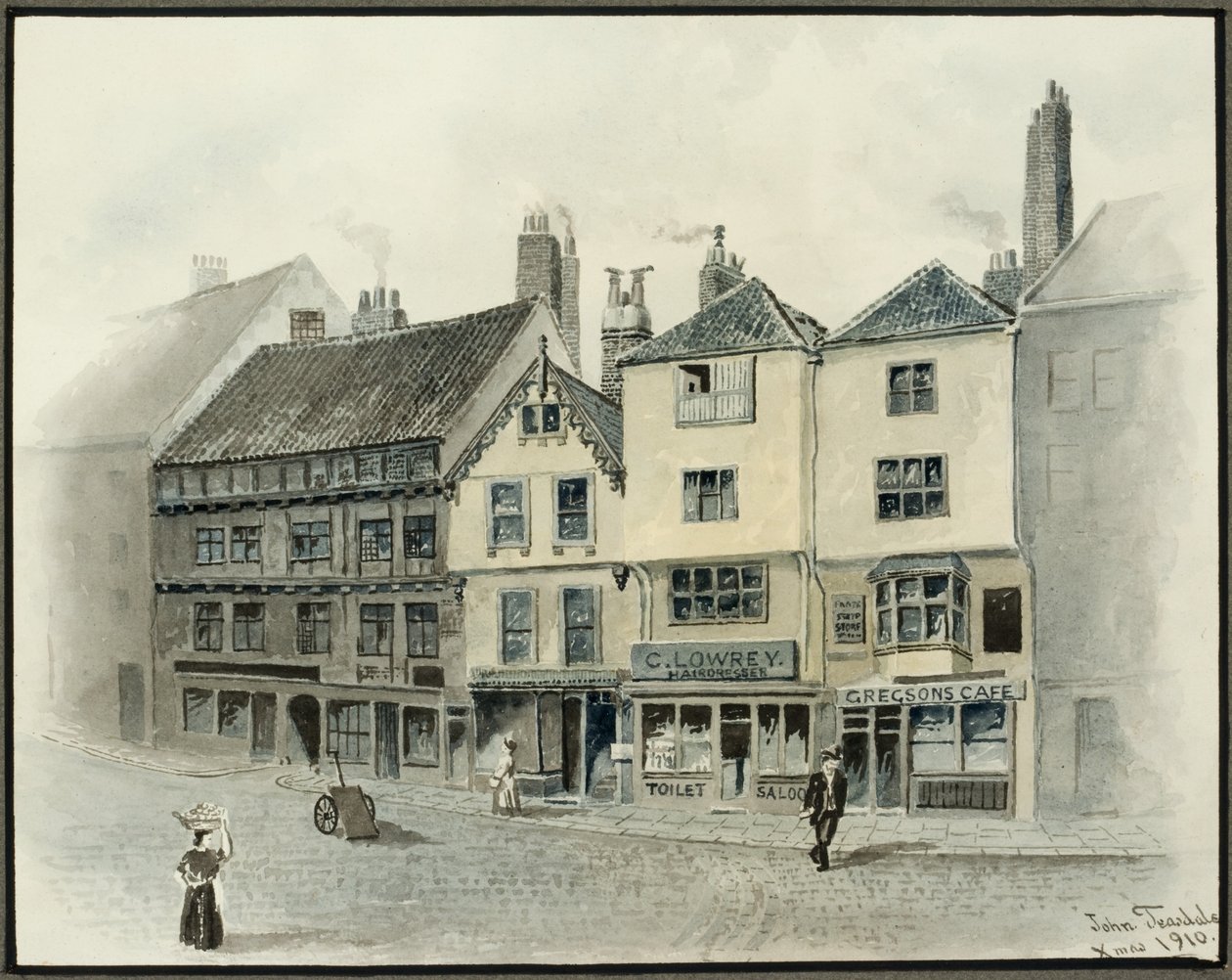 The Side, Newcastle upon Tyne, 1910 de John Teasdale
