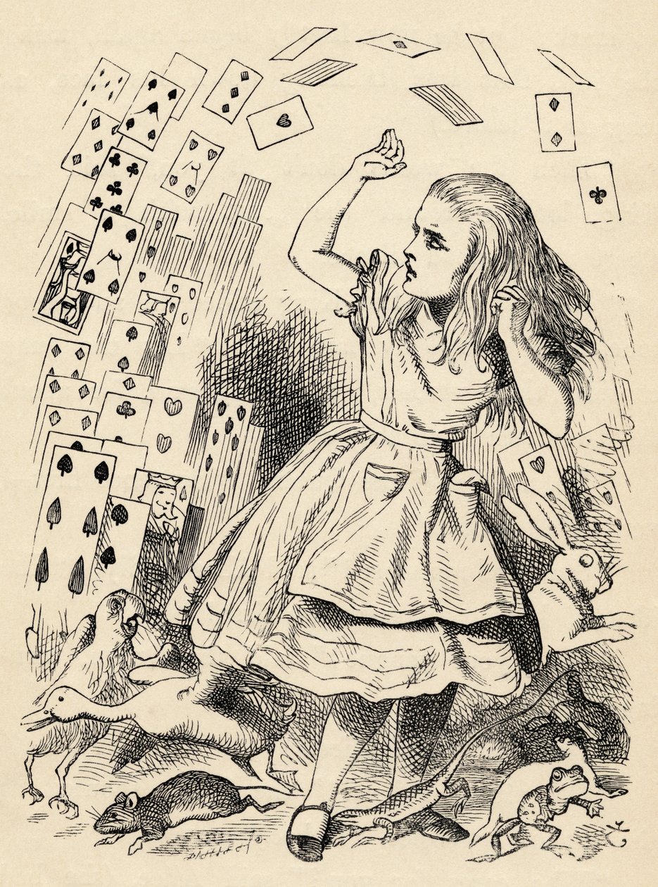 Alicia y la baraja de cartas, de 