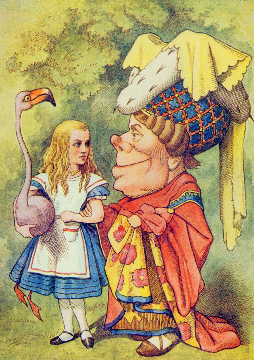 Alicia con la Duquesa, ilustración de 