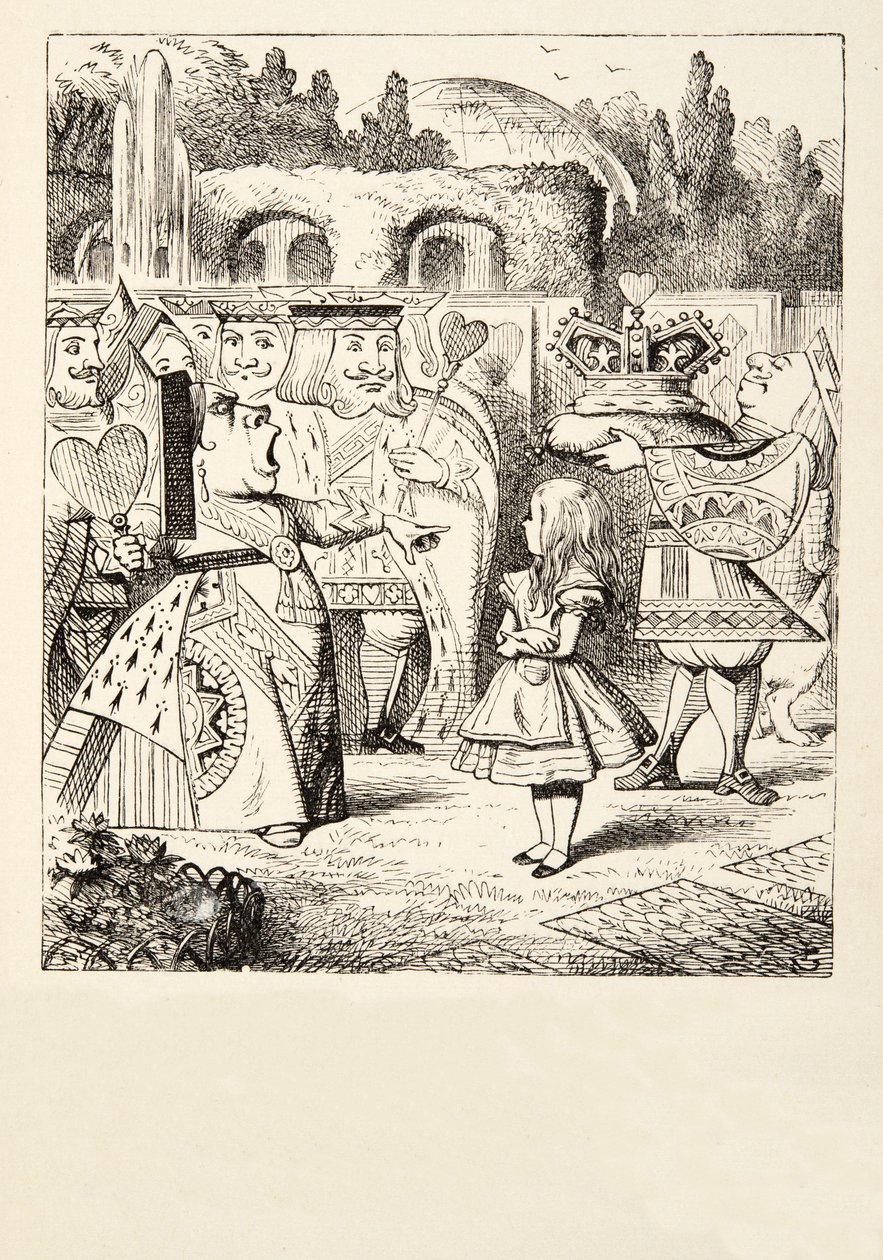 ¡Que le corten la cabeza!, de Las aventuras de Alicia en el país de las maravillas de Lewis Carroll, publicado en 1891 de John Tenniel