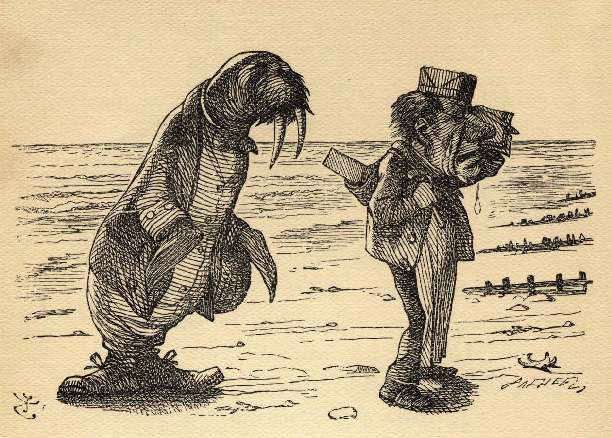 La Morsa y el Carpintero, ilustración de 