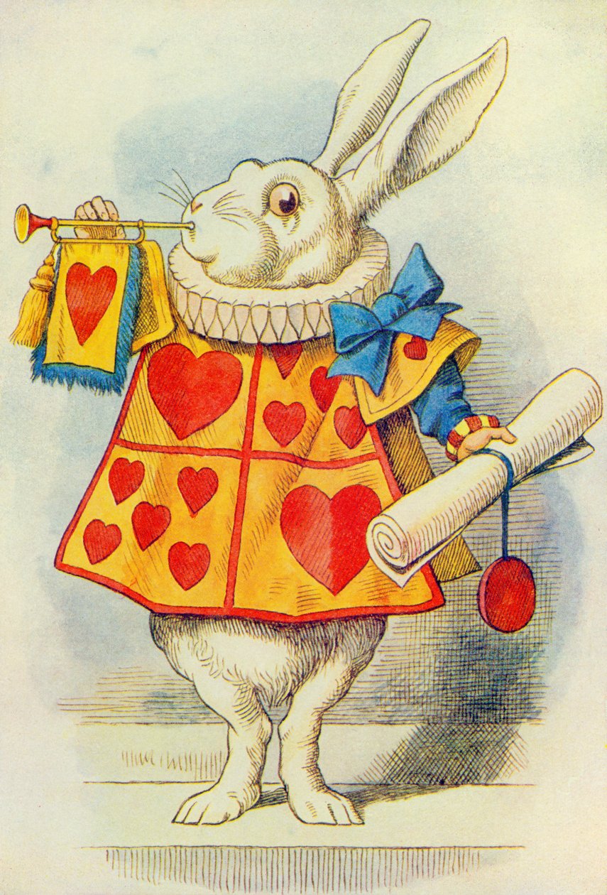 El Conejo Blanco, ilustración de 'Alicia en el País de las Maravillas ...