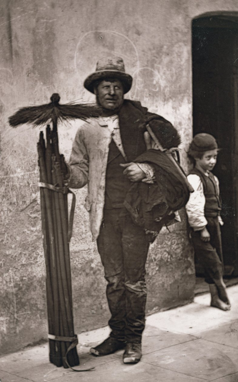 El barrendero de la templanza, 1876-77 de John Thomson