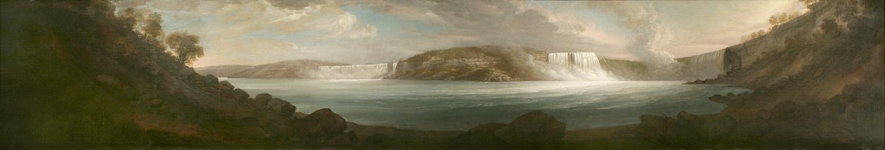 Cataratas del Niágara, desde dos millas debajo de Chippawa de John Trumbull