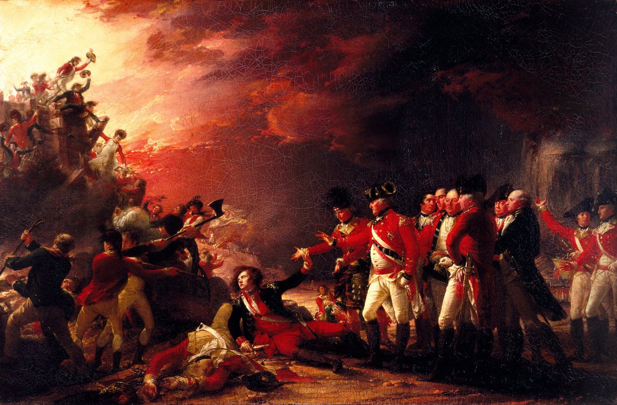 La salida hecha por la guarnición de Gibraltar de John Trumbull