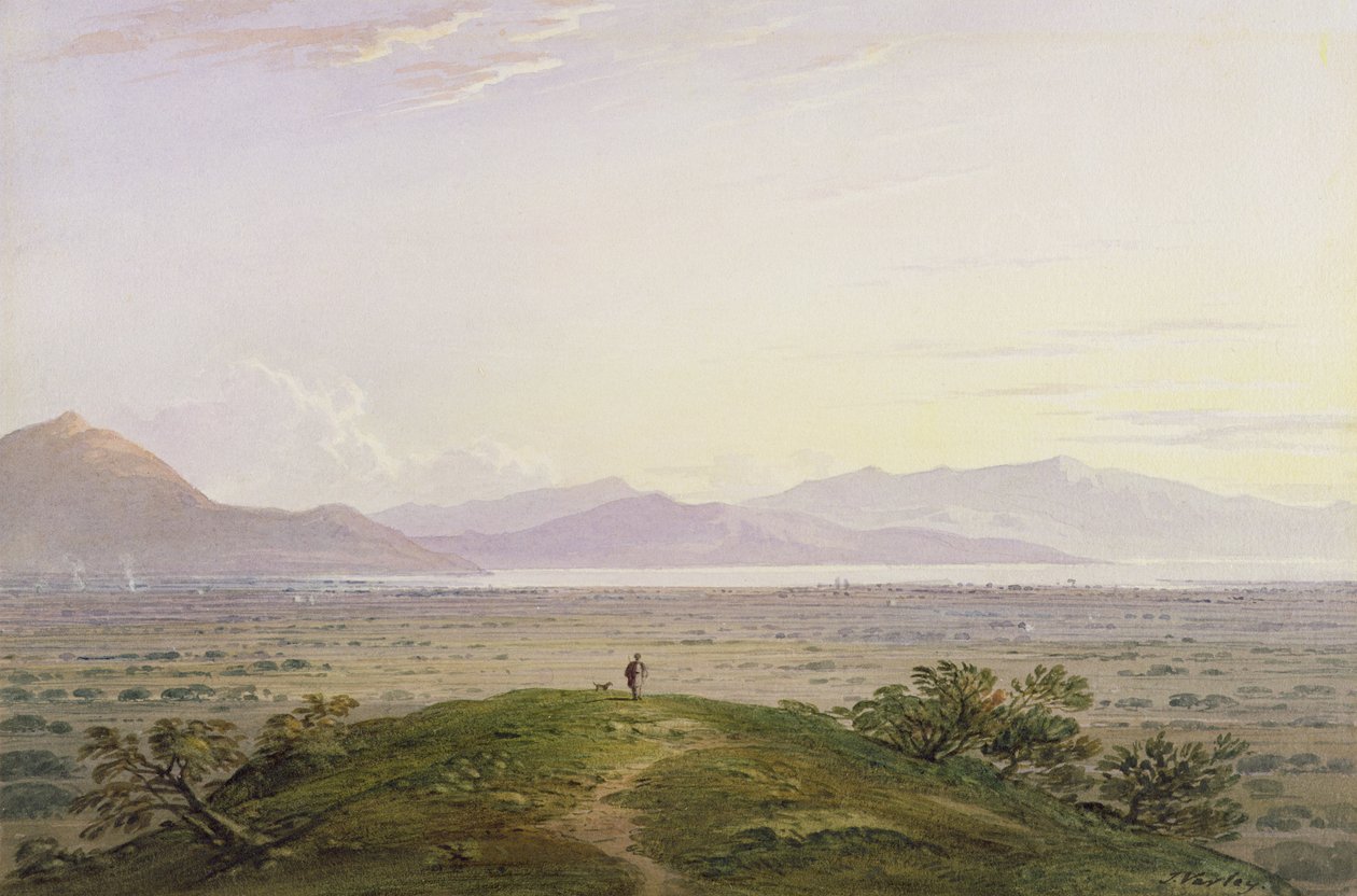Las llanuras de Maratón, 1834 de John Varley