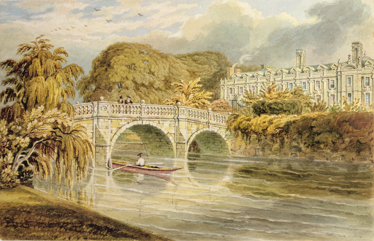Puente Clare en el río Cam de John Ward
