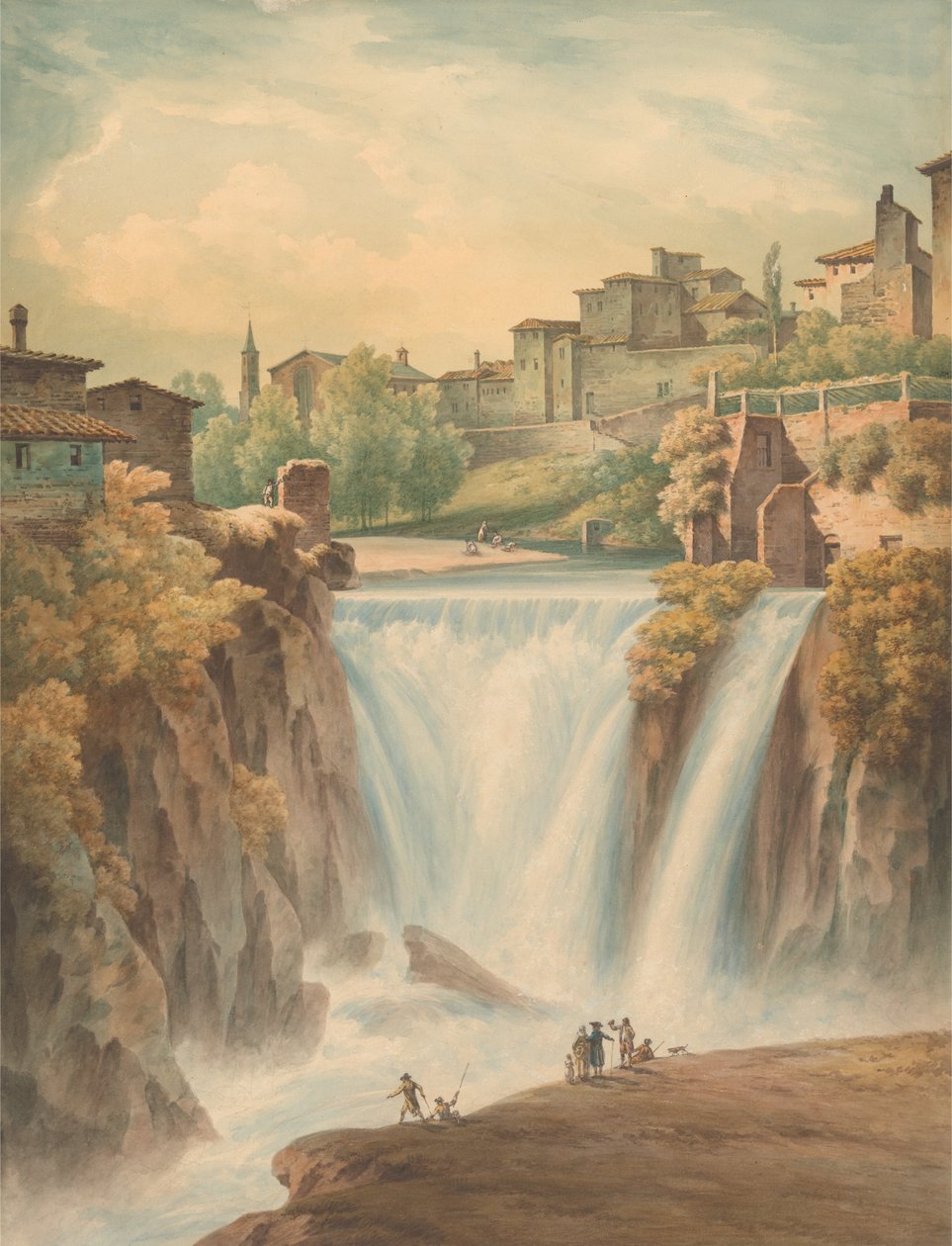 Cascadas de Tívoli de John Warwick Smith