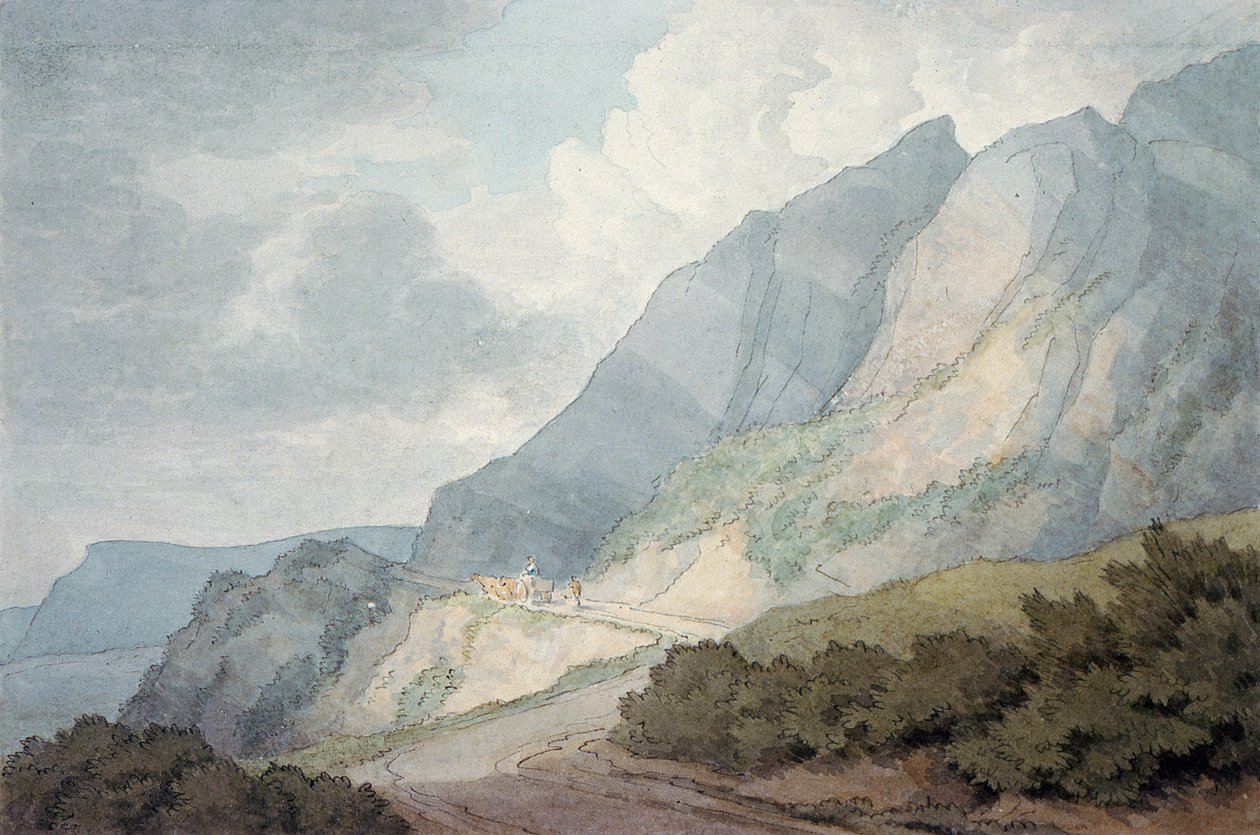 Entre Lyme Regis y Charmouth de John White Abbott