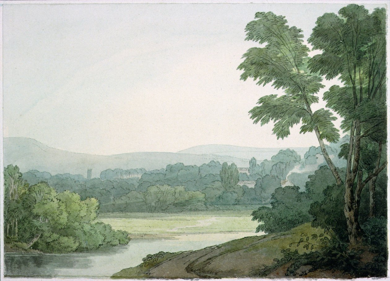 Cerca de Washfield, Devon de John White Abbott