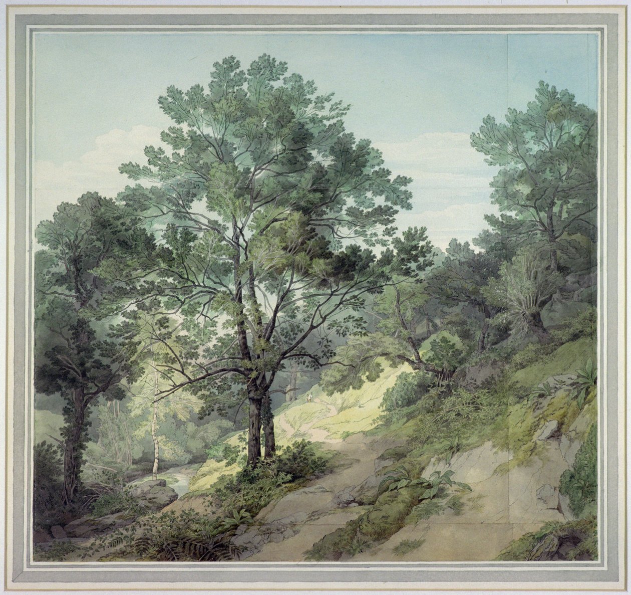 Vista cerca de Cantonteign, Devon de John White Abbott