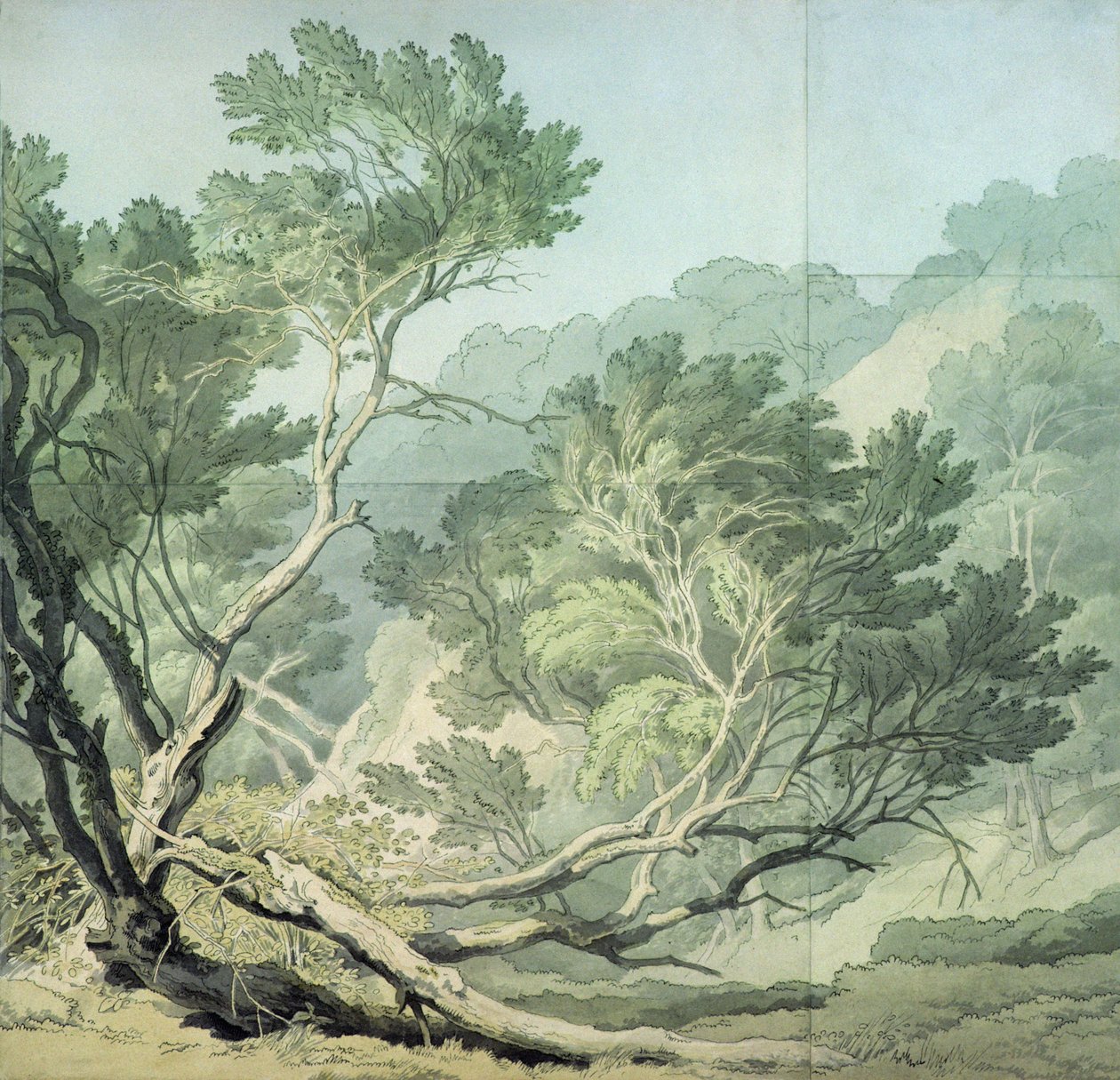 Vista cerca de Fordlands, Exeter de John White Abbott