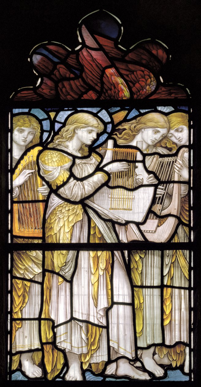 Ángeles Musicales, Te Deum, Ventana Este de John William Brown
