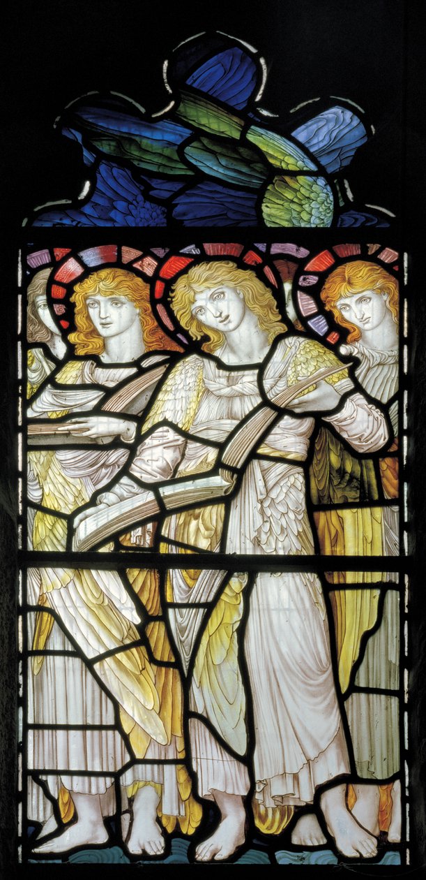 Ángeles Cantores, Te Deum, Ventana Este de John William Brown