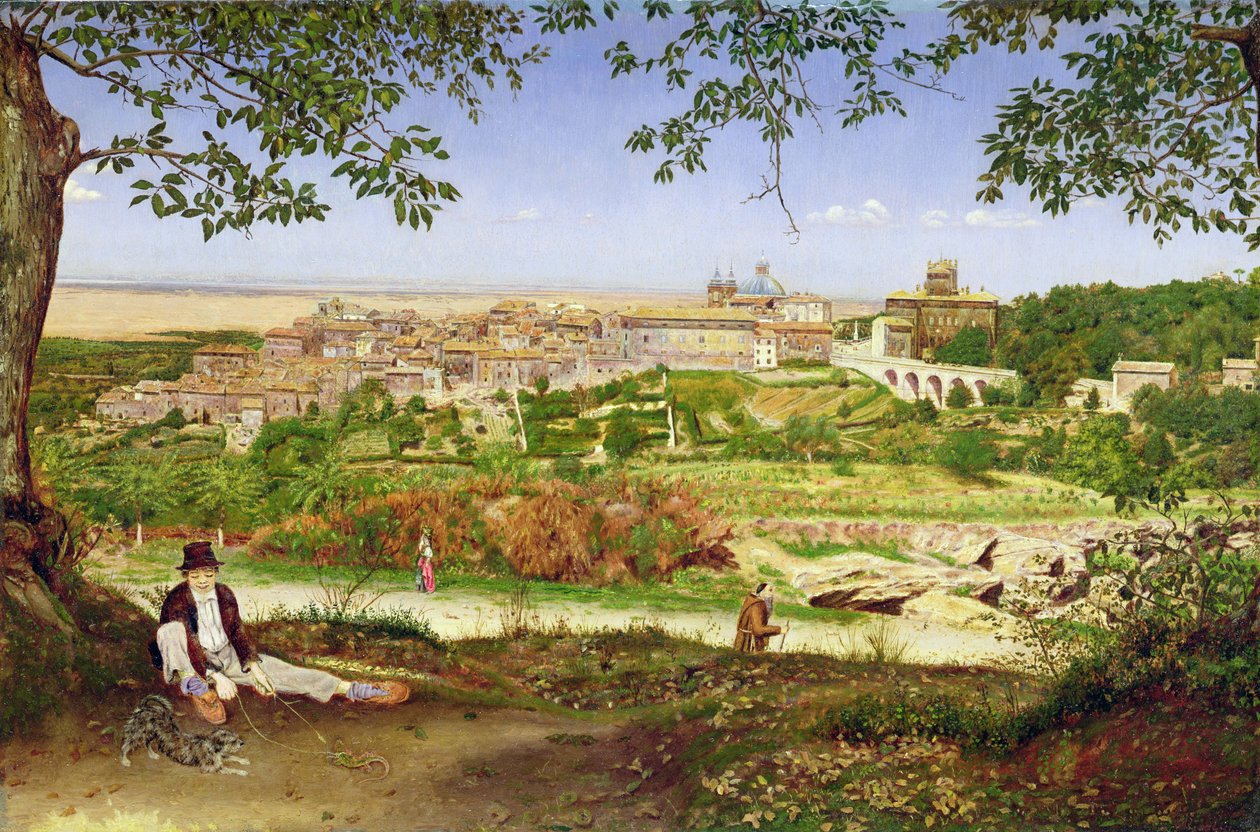 Ariccia, Italia, 1860 de John William Inchbold