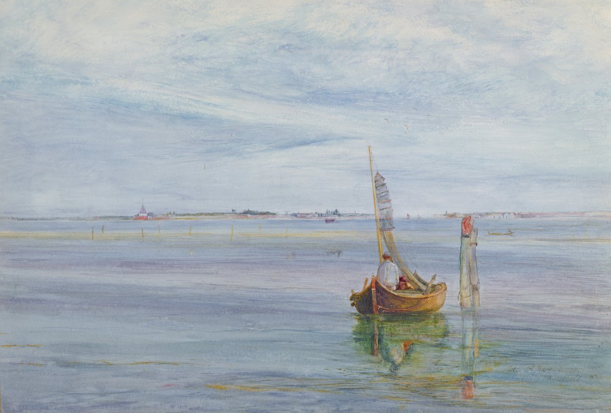 Puerta del Mar, Venecia, 1873 de John William Inchbold