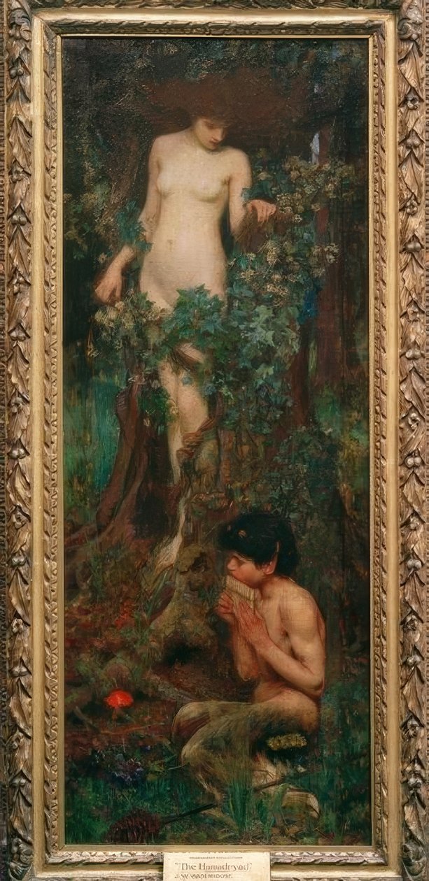 Una Hamadríade de John William Waterhouse