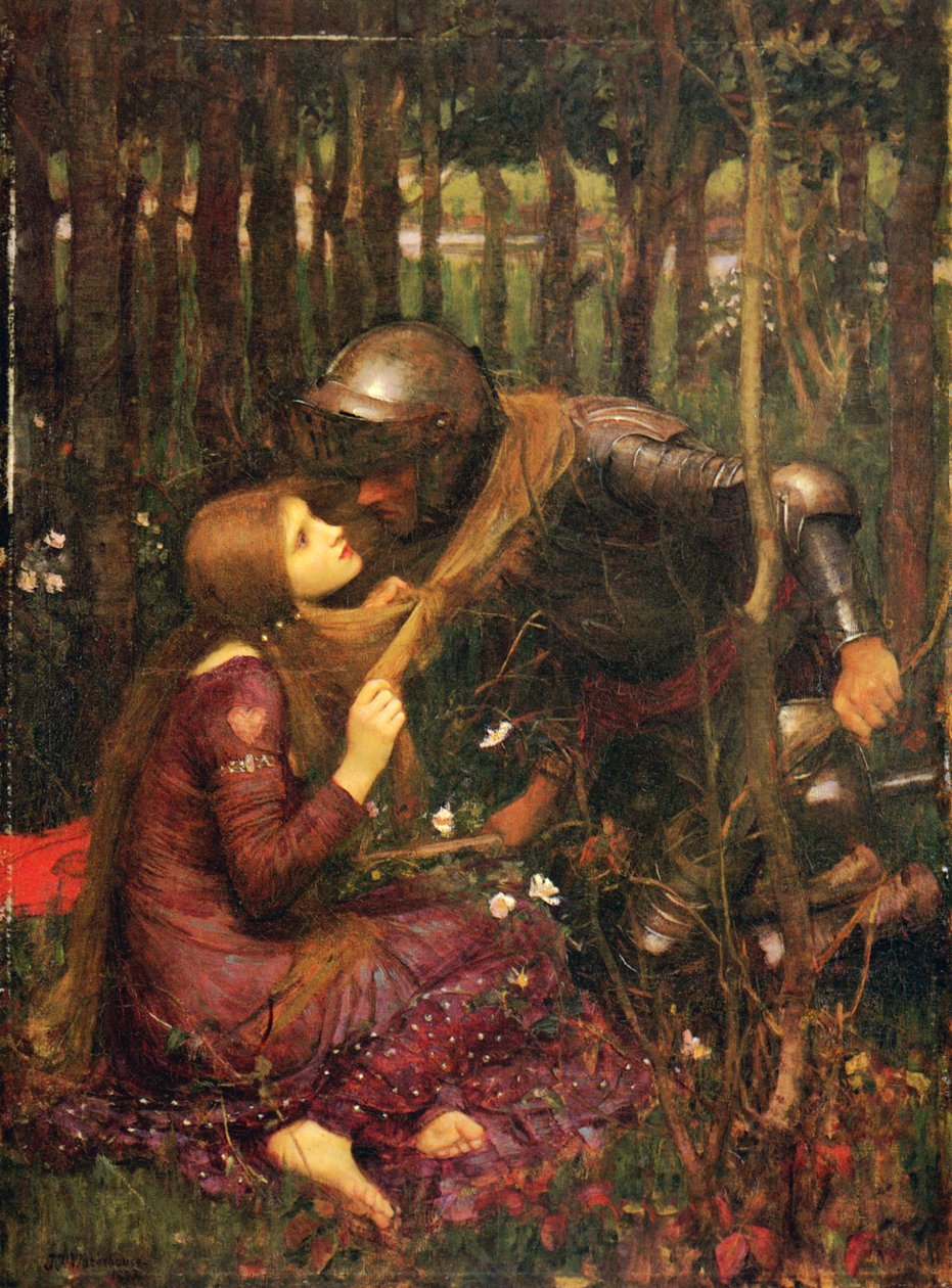 La bella dama sin piedad de John William Waterhouse