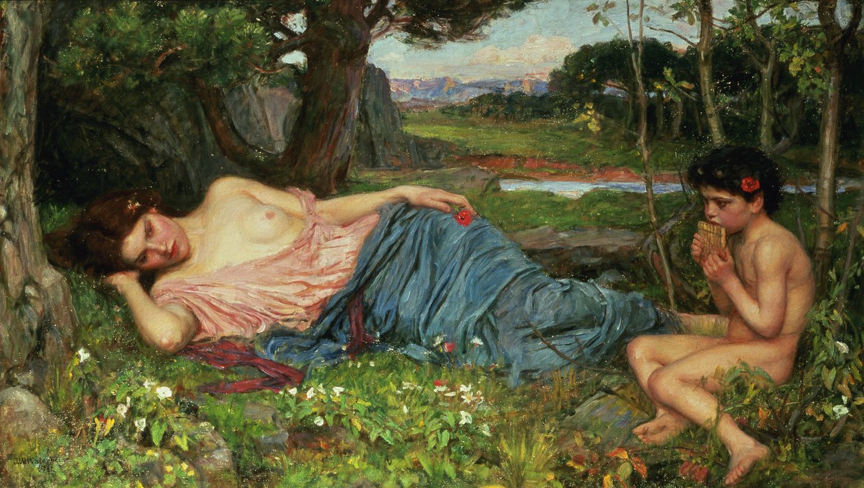 Escucha mis dulces melodías, 1911 de John William Waterhouse