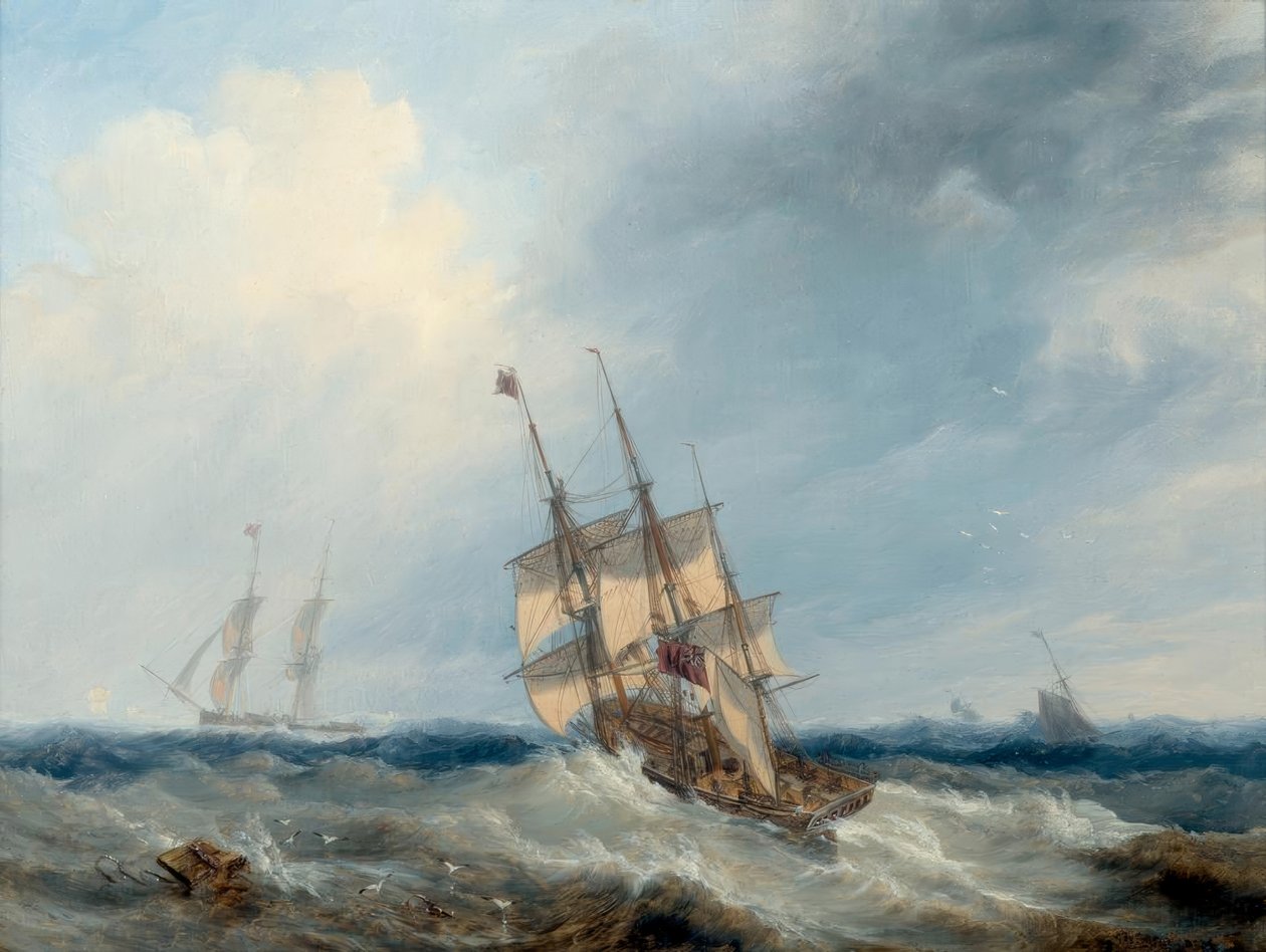 Un día ventoso de John Wilson Carmichael