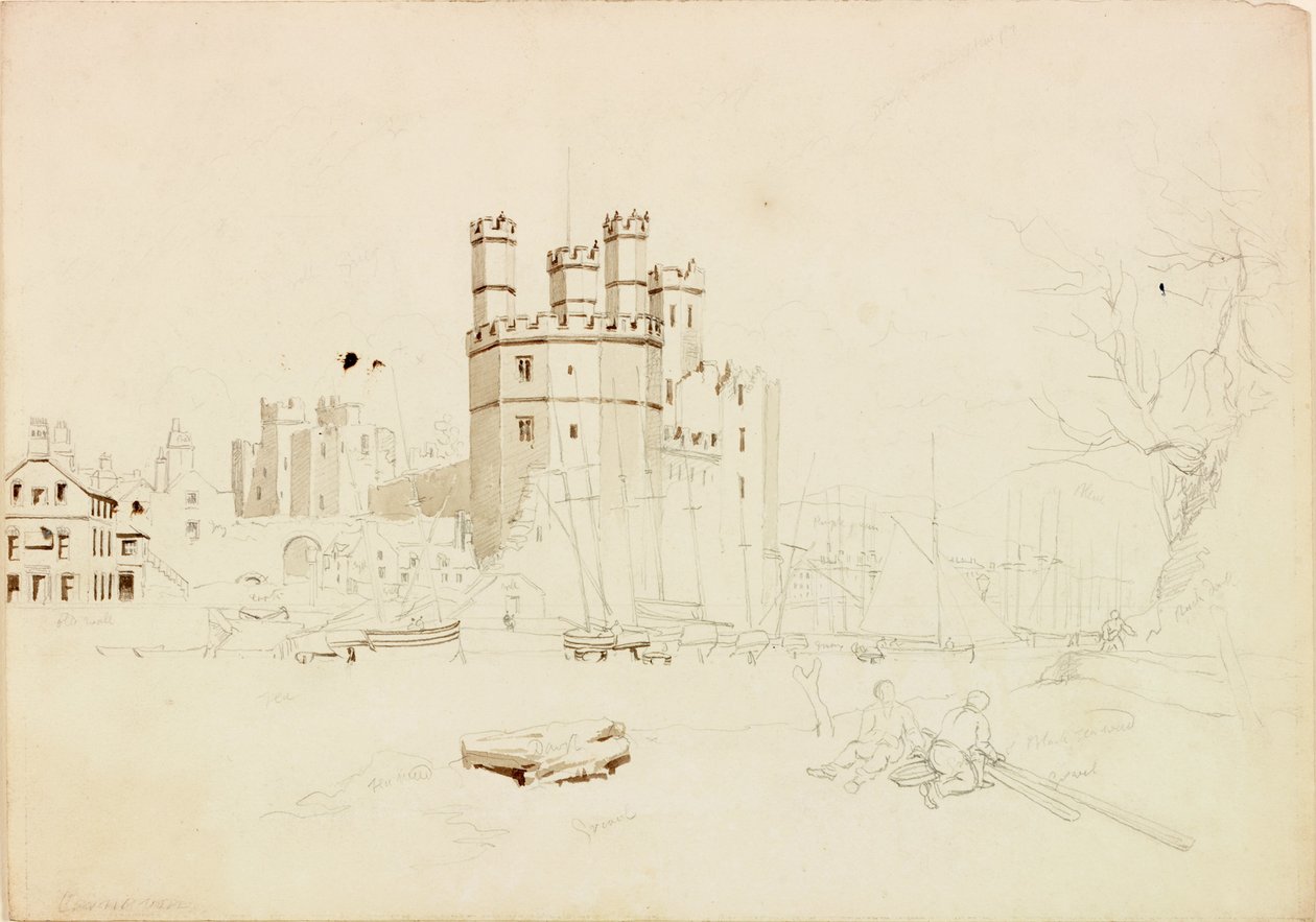 Castillo de Caernarvon de John Wilson Carmichael