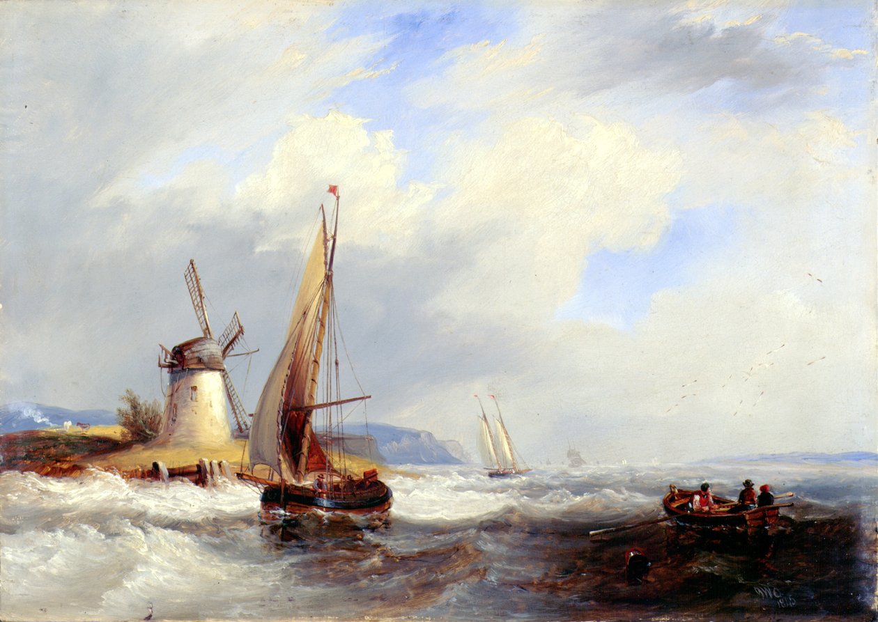 Escena costera de John Wilson Carmichael