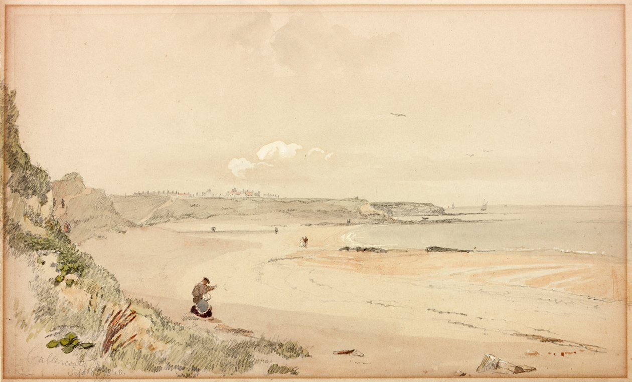 Bahía de Cullercoats, 8 de septiembre de 1840 de John Wilson Carmichael