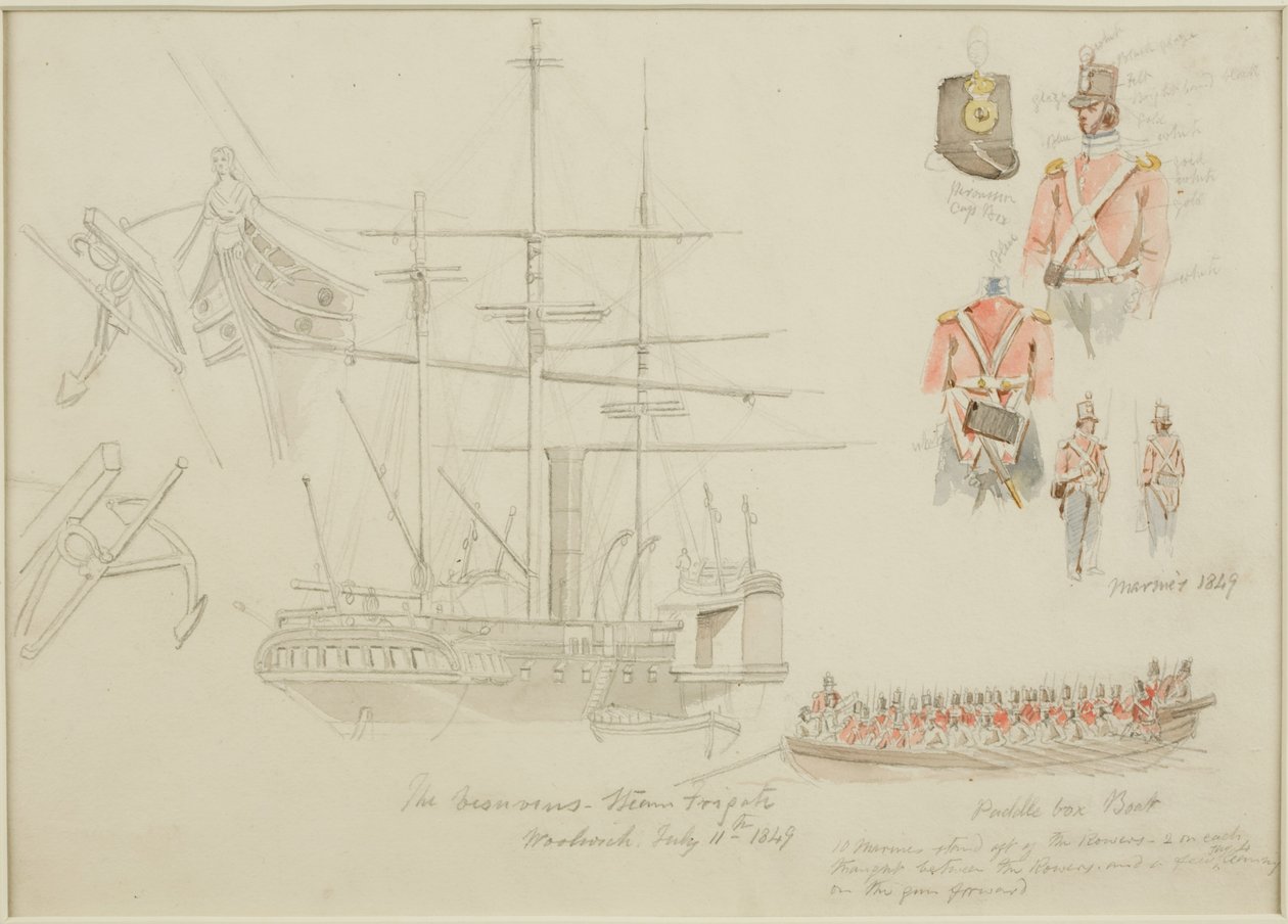 Estudios en Woolwich de John Wilson Carmichael