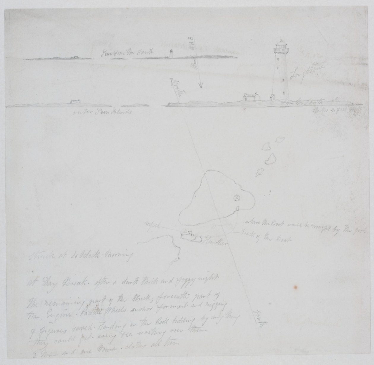 Estudio para la Escena de la Hazaña de Grace Darling de John Wilson Carmichael