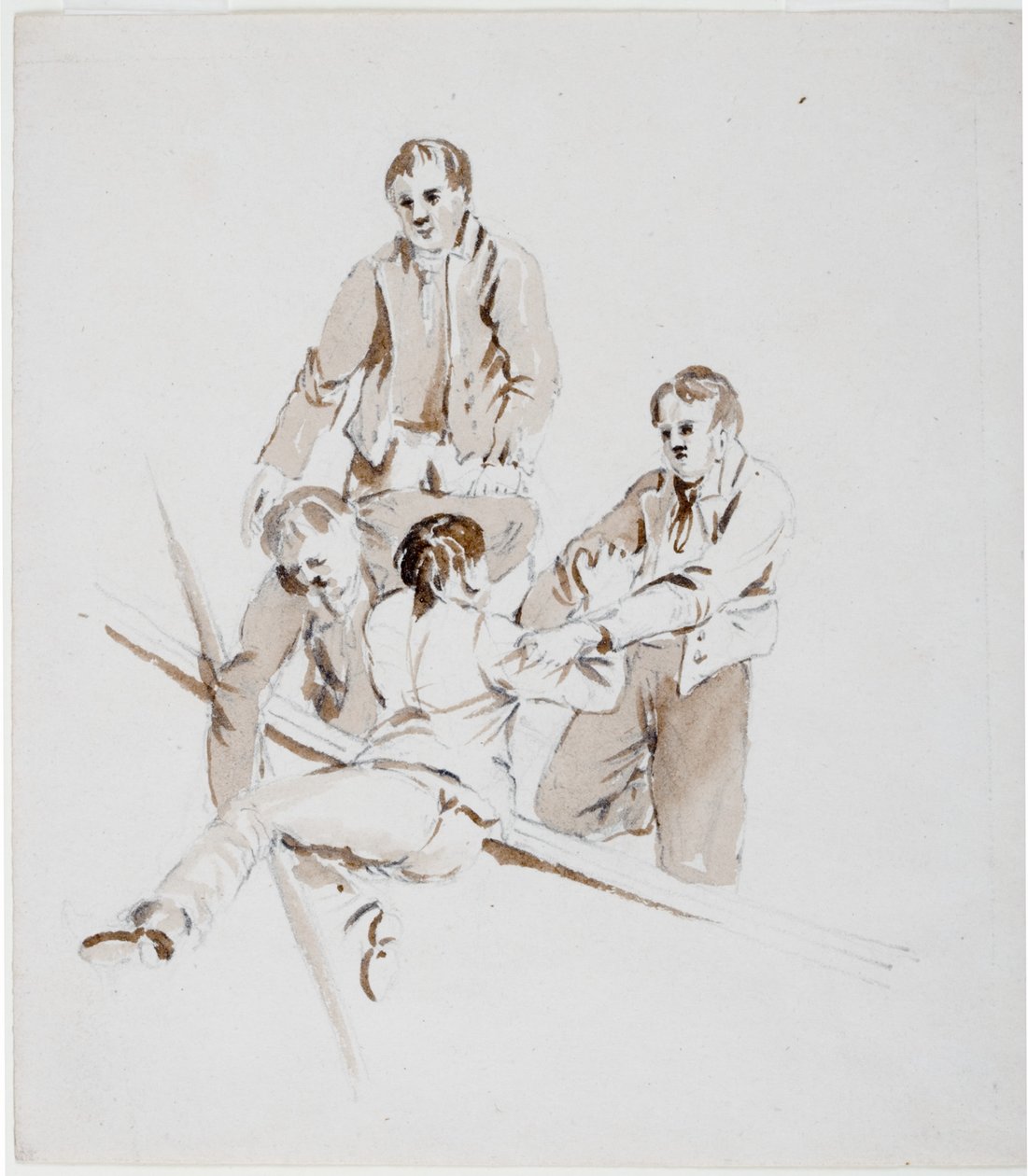 Estudio de Marineros de John Wilson Carmichael