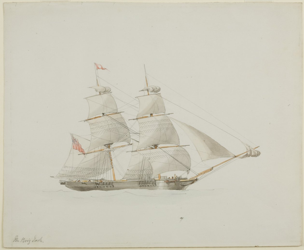 El Bergantín Jack de John Wilson Carmichael
