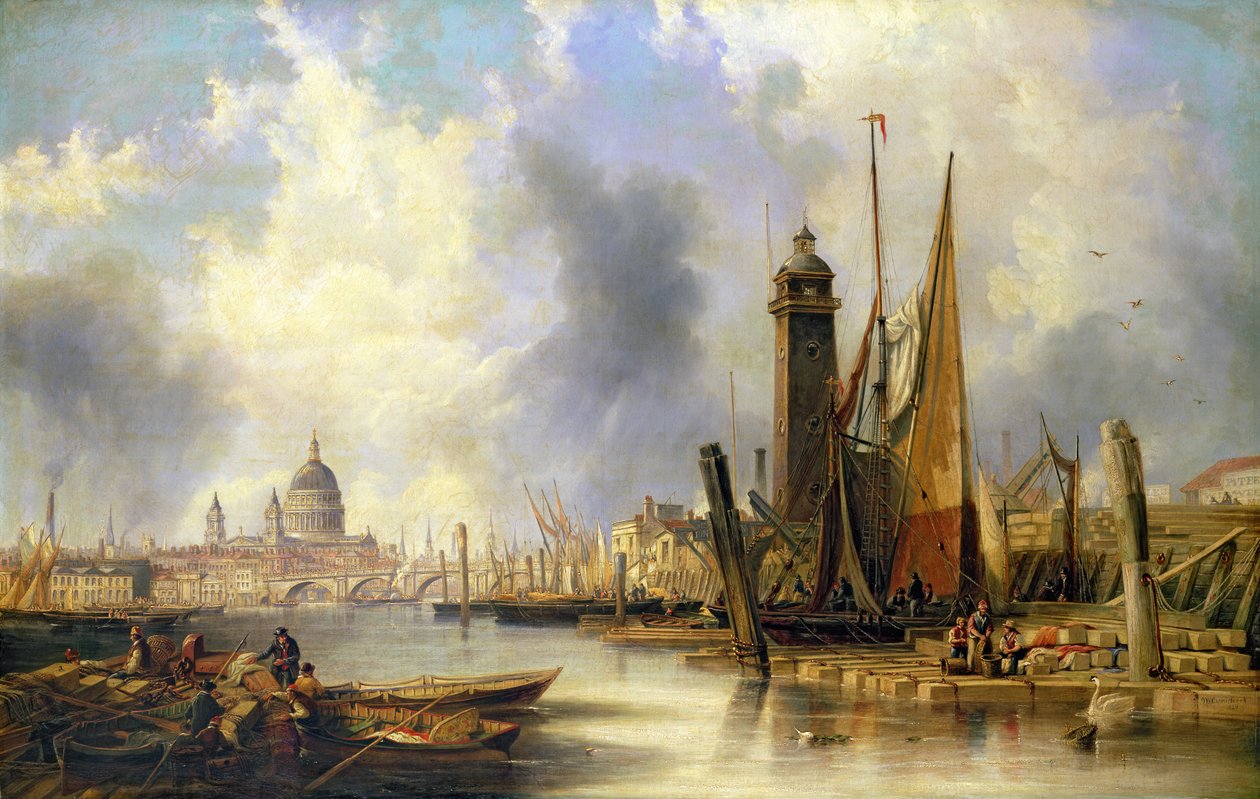 Vista de Londres con St. Paul
