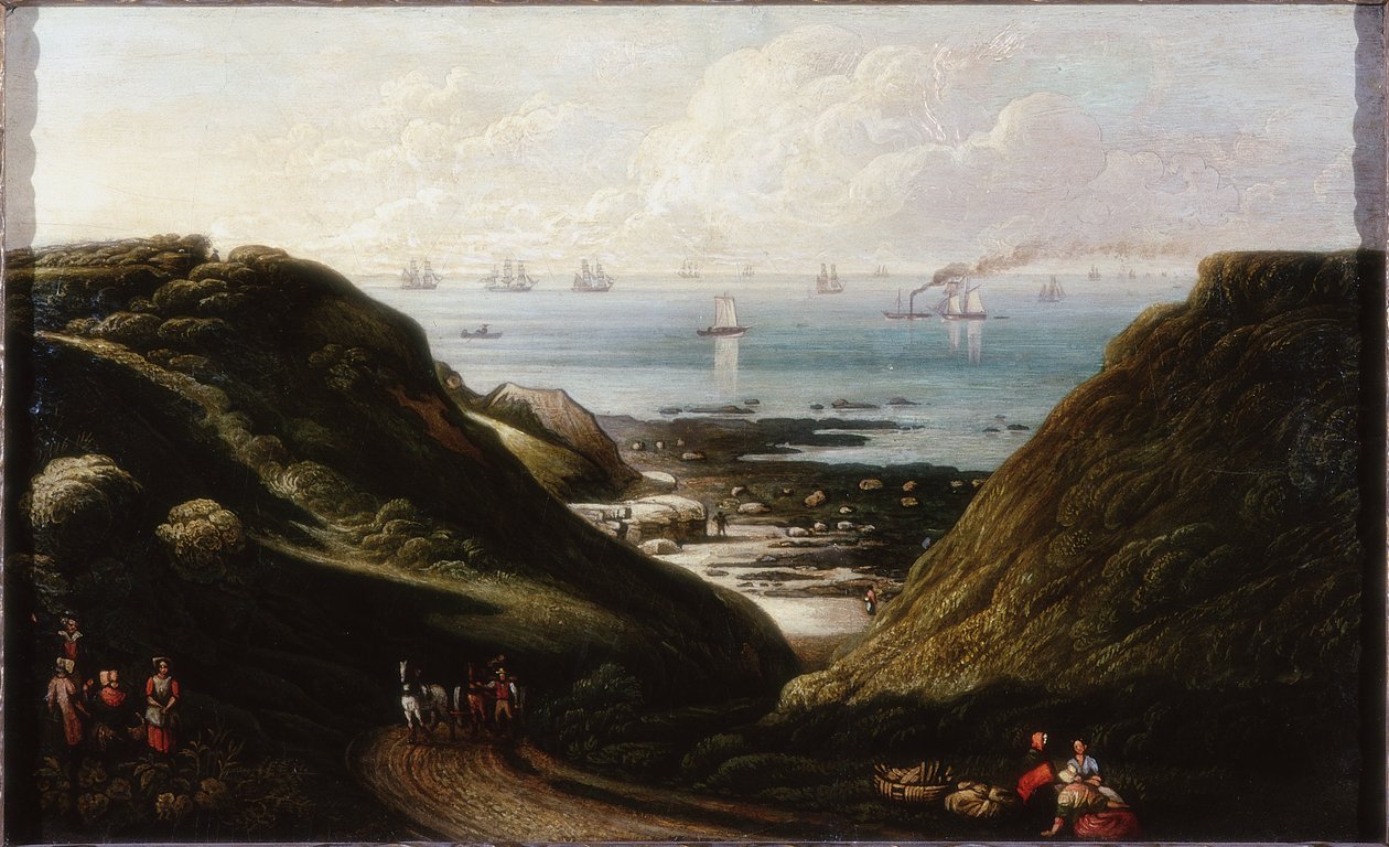 Escena costera de John Wilson Ewbank